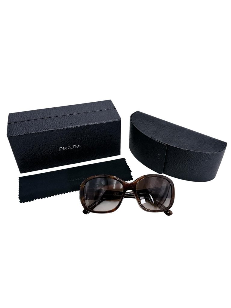 Prada 135 Sunglasses 58 16 Brown Eyewear